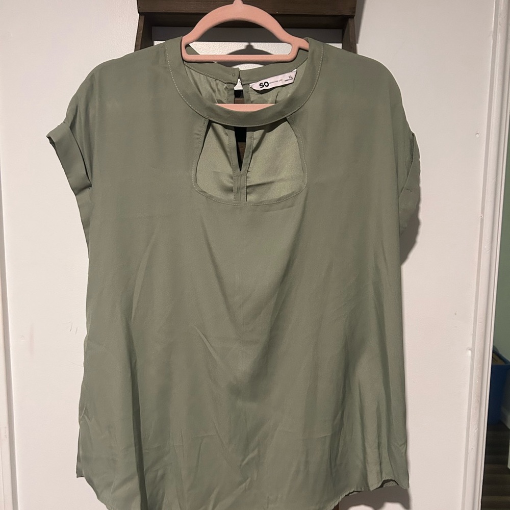 SO Sage Green Women's Blouse